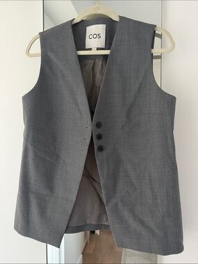 COS grey vest